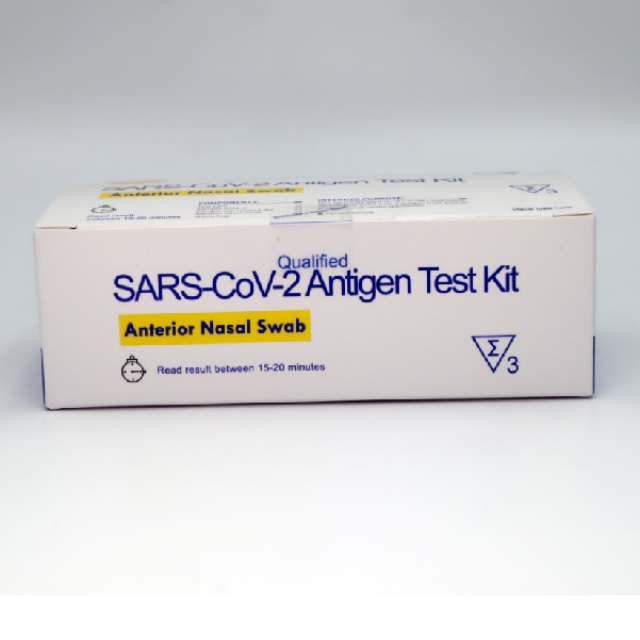 factory supply anterior nasal swab RADT SARS-CoV-2 antigen test kit (3 tests per box)